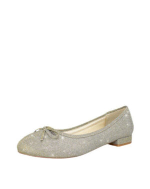 Die Brautschuhe 873 Glitter Silber-Gold