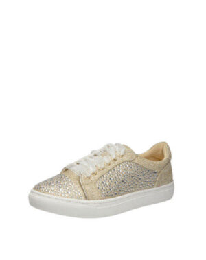 Die Brautschuhe 932 Champagner-Zirkonia