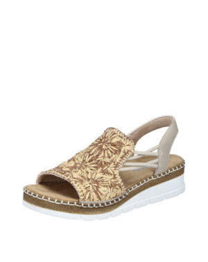 RIEKER V126864 V12 beige-brown/ginger