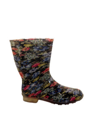 VISTA SCHUH-IMPORT  Schwarz/Blumen